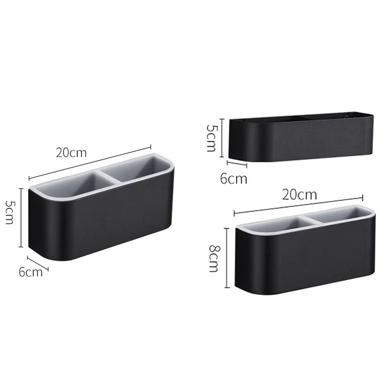 WD12 Punch-Free Umbrella Frame Simple Space Aluminum Wall Hanging Drain Umbrella Storage Rack, Umbrella bit: Silver Single