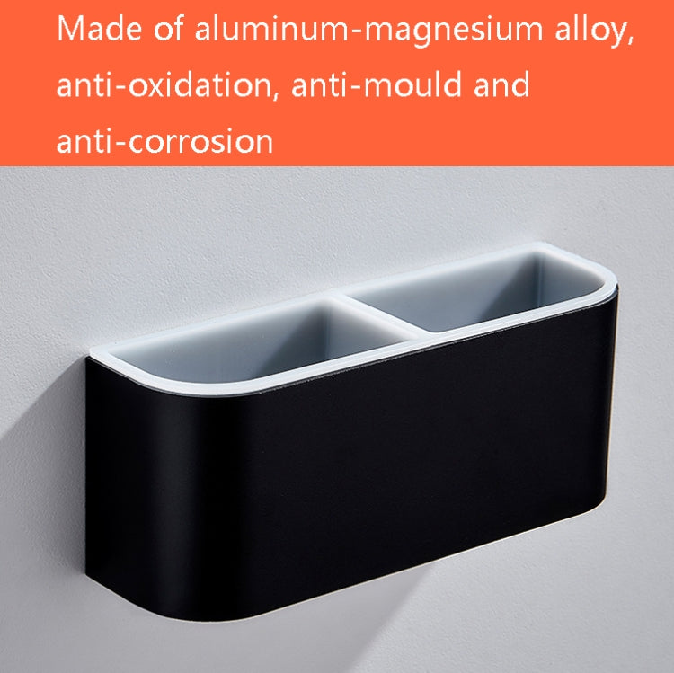 WD12 Punch-Free Umbrella Frame Simple Space Aluminum Wall Hanging Drain Umbrella Storage Rack, Umbrella bit: Silver Single