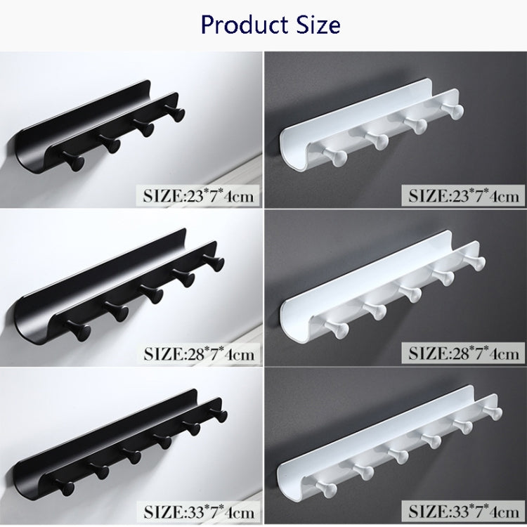 UM112 Home Storage Hook Wall Decoration Mobile Phone Shelf, Specification: White 4 Hook