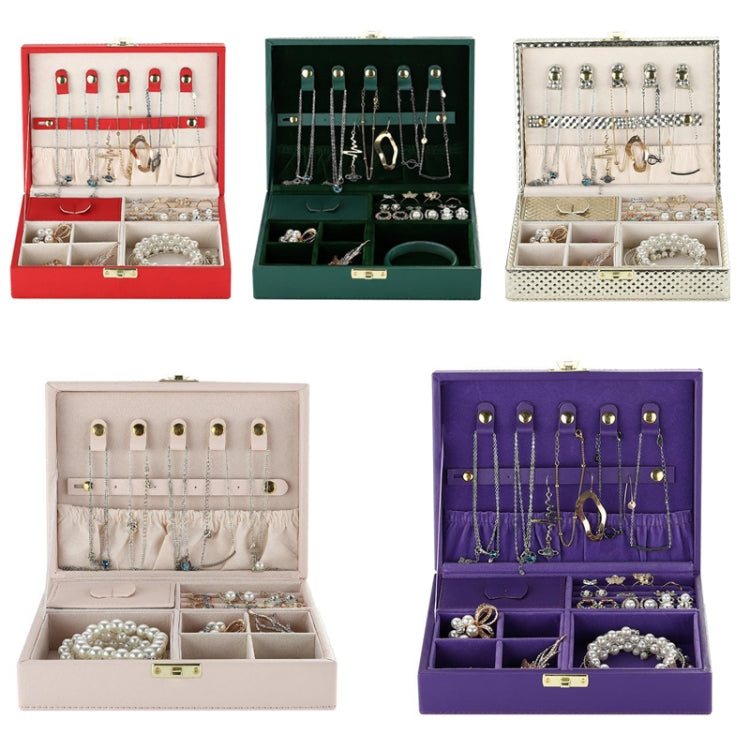 HD-001 Ring Necklace Jewelry Storage Box With Lock