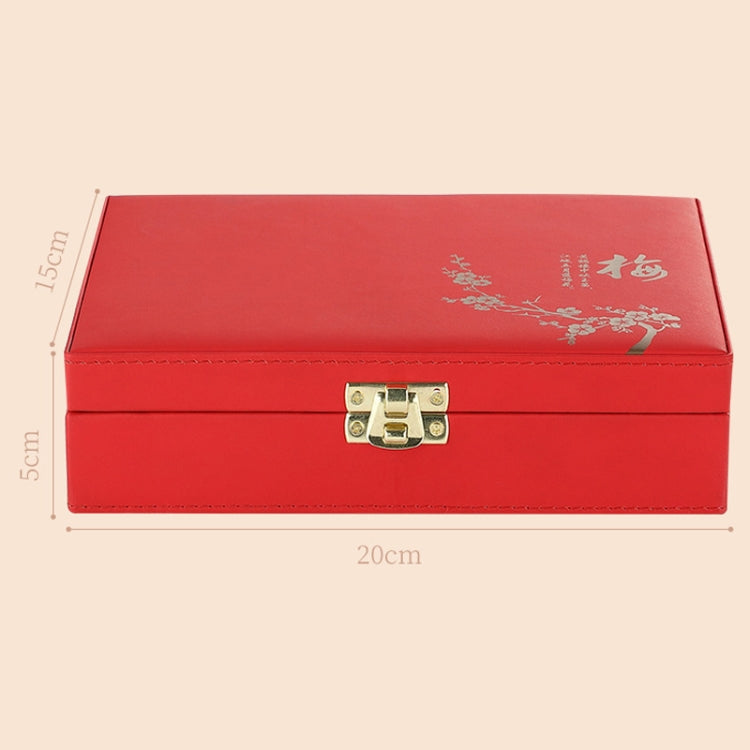 HD-001 Ring Necklace Jewelry Storage Box With Lock