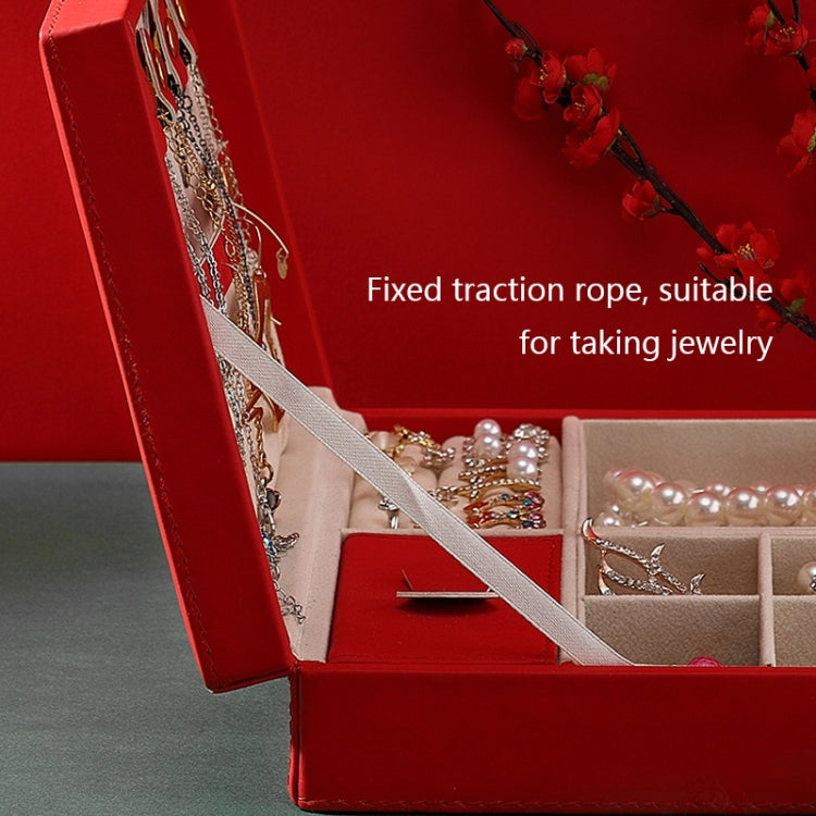 HD-001 Ring Necklace Jewelry Storage Box With Lock