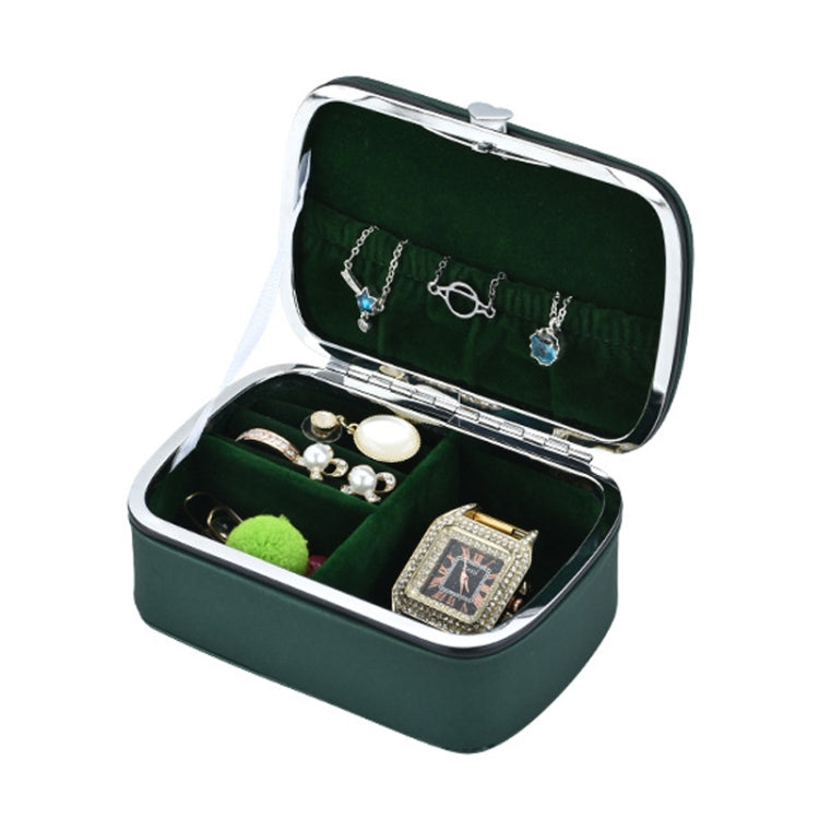 HN-002 Travel Mini Portable PU Ear Stud Jewelry Storage Box
