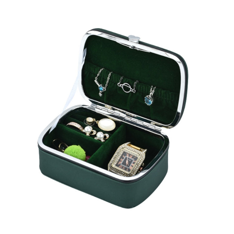 HN-001 PU Portable Ring Earring Necklace Jewelry Storage Box
