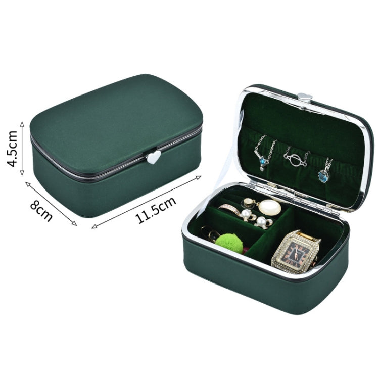 HN-001 PU Portable Ring Earring Necklace Jewelry Storage Box