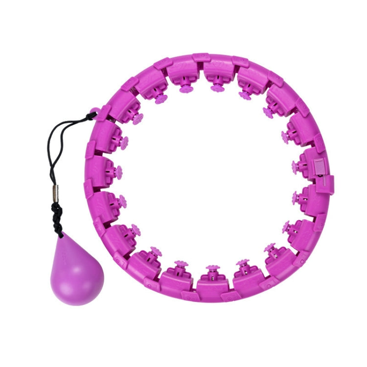 Weighted Fitness Hoop Lose Weight Weighted Hoop, Diameter: Clove Purple 21 Knots
