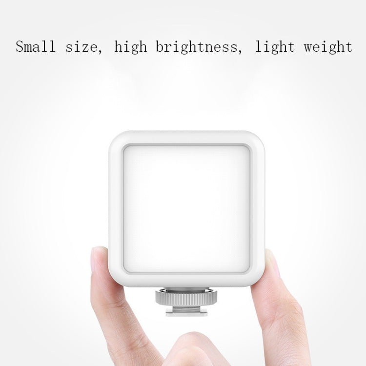 Ulanzi VL49  6W Small LED Video Light 5500K Dimmable Photography Soft Light Vlog Fill Light( White)