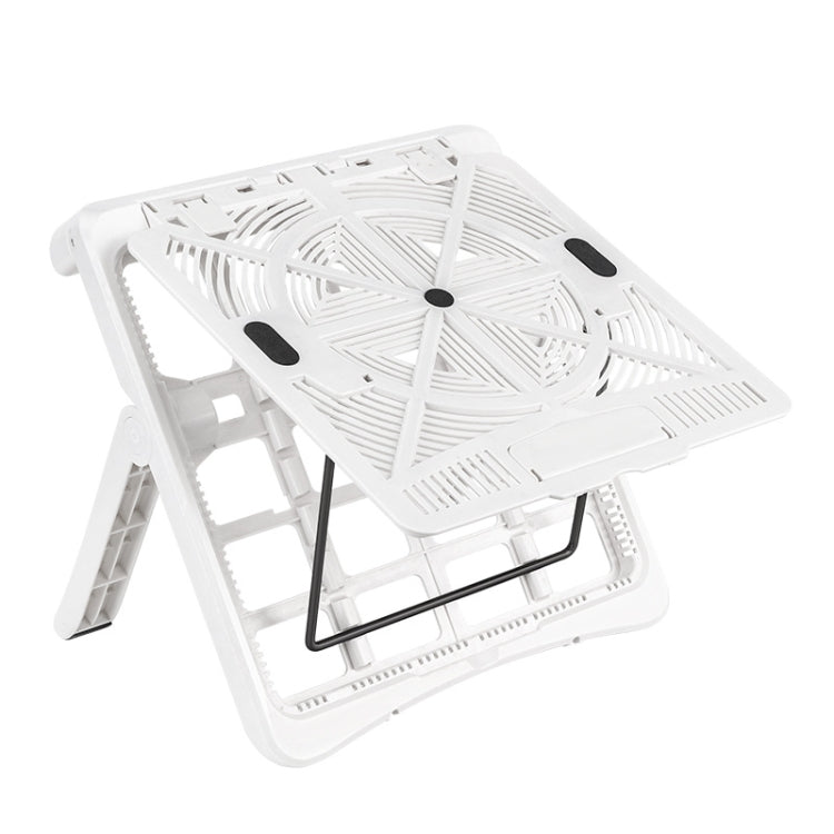 DB-11 Stand-Sit Alternate Laptop Stand Tablet Heightened Heat Dissipation Foldable Portable Computer Stand  with 1 Mobile Bracket (White)