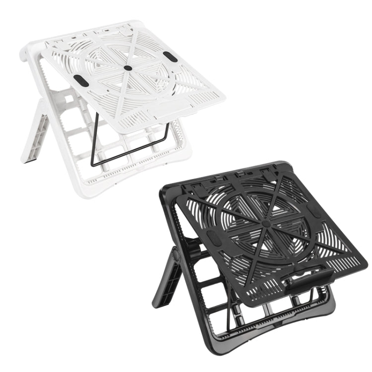 DB-11 Stand-Sit Alternate Laptop Stand Tablet Heightened Heat Dissipation Foldable Portable Computer Stand  with 1 Mobile Bracket (White)