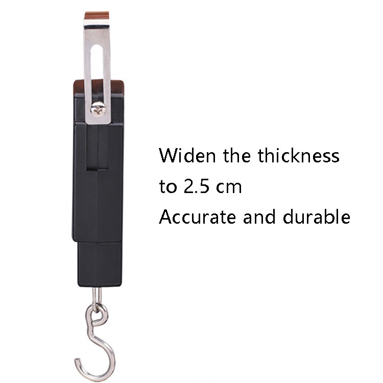 Home Electronic Scales Portable Hand-held Scale Express Luggage Spring Scale(50kg Blue Backlight)
