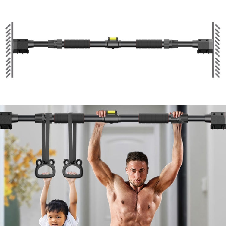 Pull-Ups Indoor Horizontal Bar Free Perforation Spine Correction Fitness Equipment, Specification: Smart  Version 73-100cm