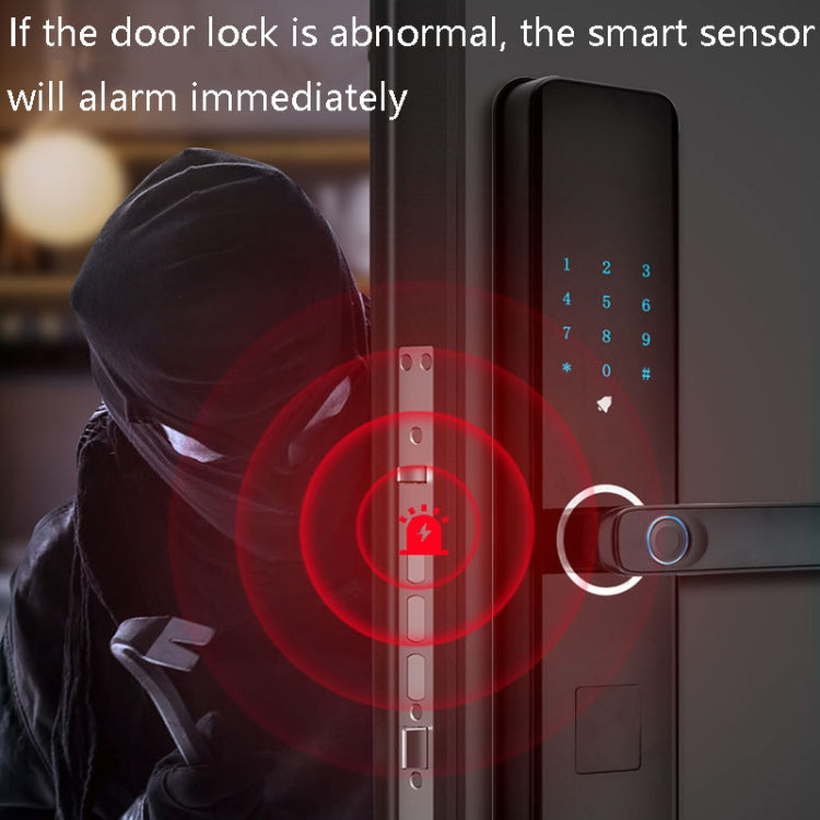Z-821 Semi-Automatic Fingerprint Lock Home Fingerprint Password Lock(Black)
