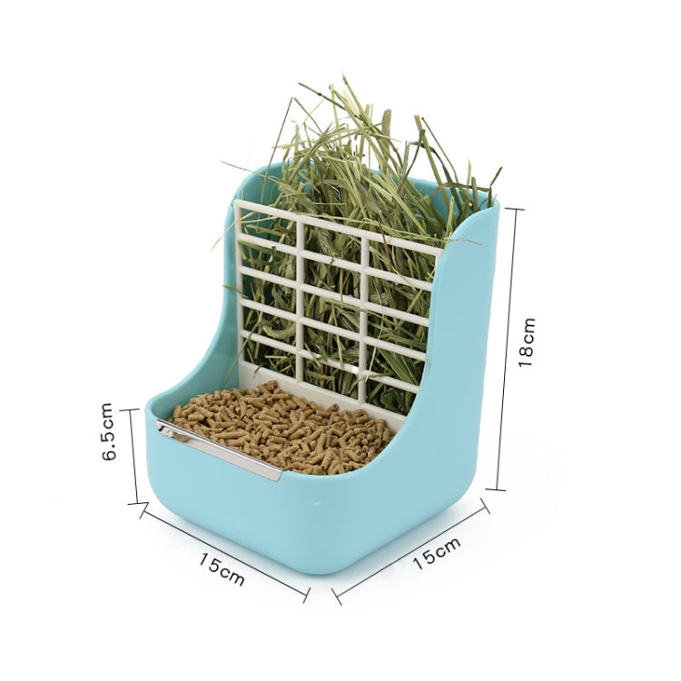 2 In 1 Rabbit Food Basin Frame Fixed Guinea Pig Food Box