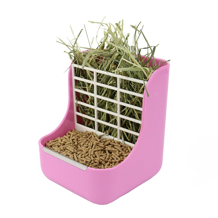 2 In 1 Rabbit Food Basin Frame Fixed Guinea Pig Food Box
