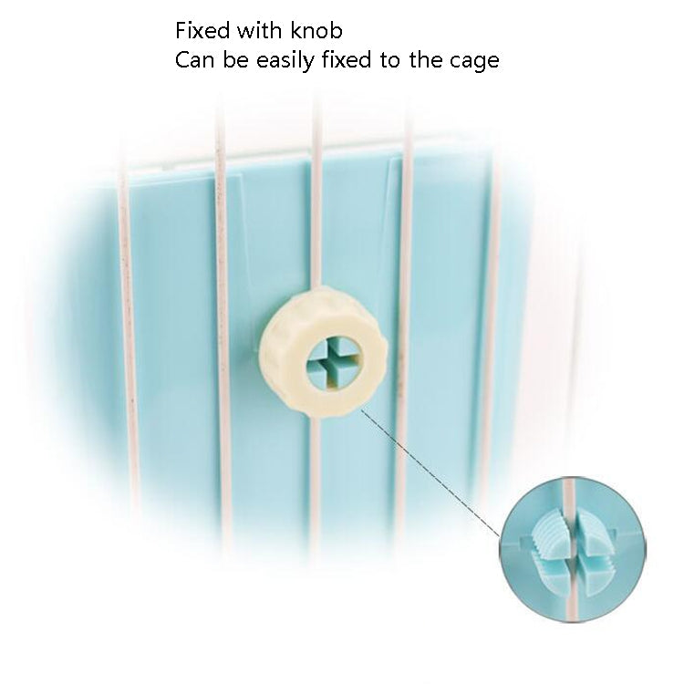 2 In 1 Rabbit Food Basin Frame Fixed Guinea Pig Food Box