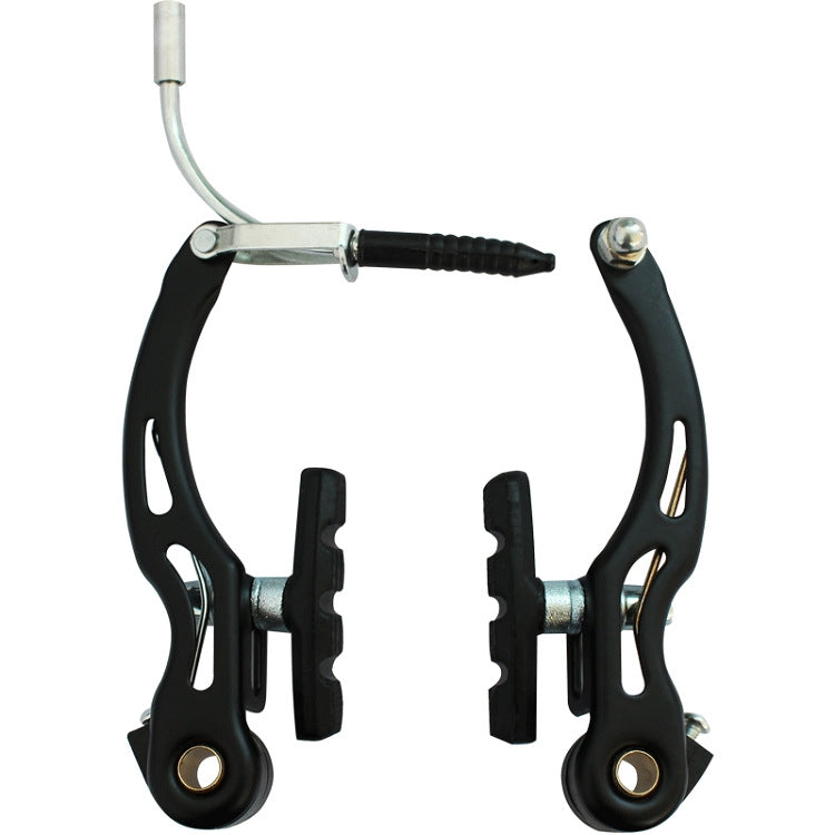 4 PCS Bicycle Mountain Bike V Brake Full V Brake Caliper, Colour: Black