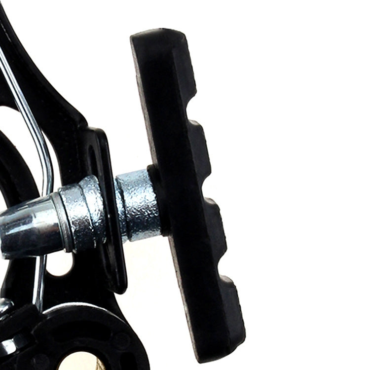 4 PCS Bicycle Mountain Bike V Brake Full V Brake Caliper, Colour: Black