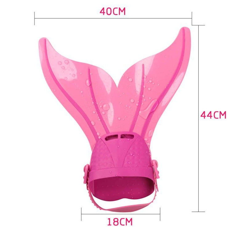 Mermaid Children Diving Fins Swimming Training Flexible Comfortable And Breathable Fins, Size: Free Size