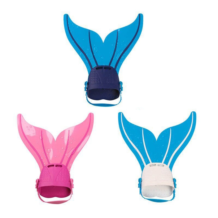 Mermaid Children Diving Fins Swimming Training Flexible Comfortable And Breathable Fins, Size: Free Size