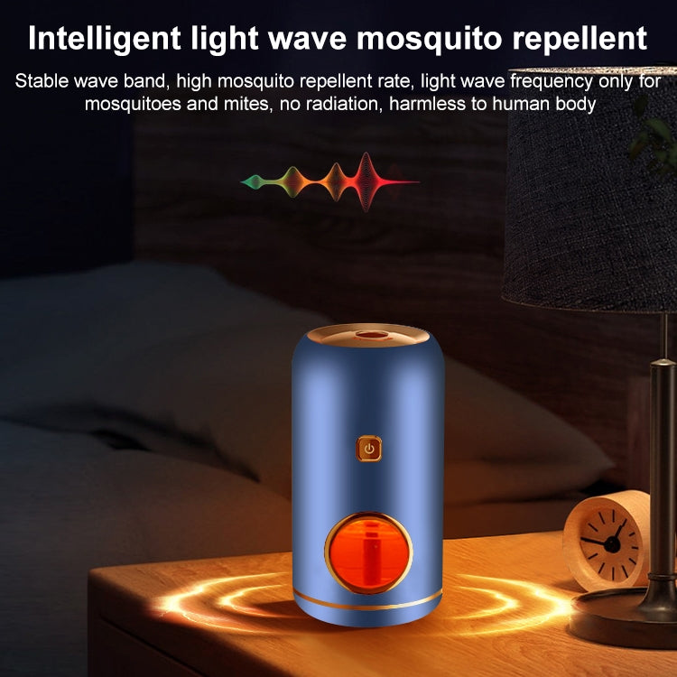 Household Mute Portable Mosquito Repellent Night Light Camping Mosquito Killer, Product specifications: Direct Plug Version(Blue)
