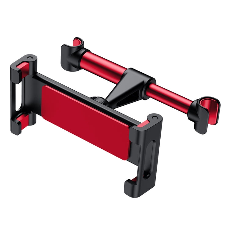 Car Seat Telescopic Bracket Car Rear Pillow Mobile Phone Bracket, Colour: 04 Upgrade Version Red