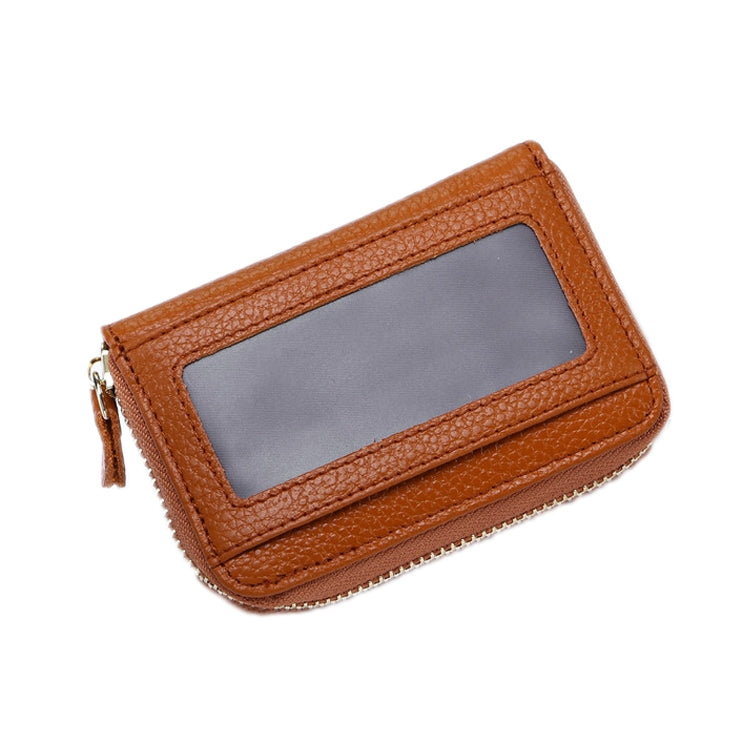 Business Multi-Position Zipper Organ Card Holder