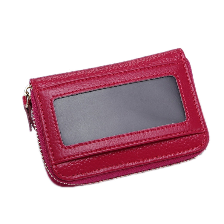 Business Multi-Position Zipper Organ Card Holder