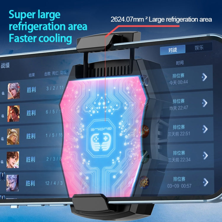Mobile Phone Radiator Game Chase Drama Cooling Radiator, Style: GT06 Semiconductor (Black)