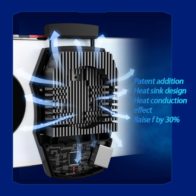 Mobile Phone Radiator Game Chase Drama Cooling Radiator, Style: GT06 Semiconductor (Black)