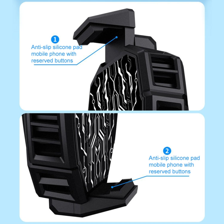 MEMO DL05 Semiconductor Cooling Mobile Phone Radiator with Colorful Lights