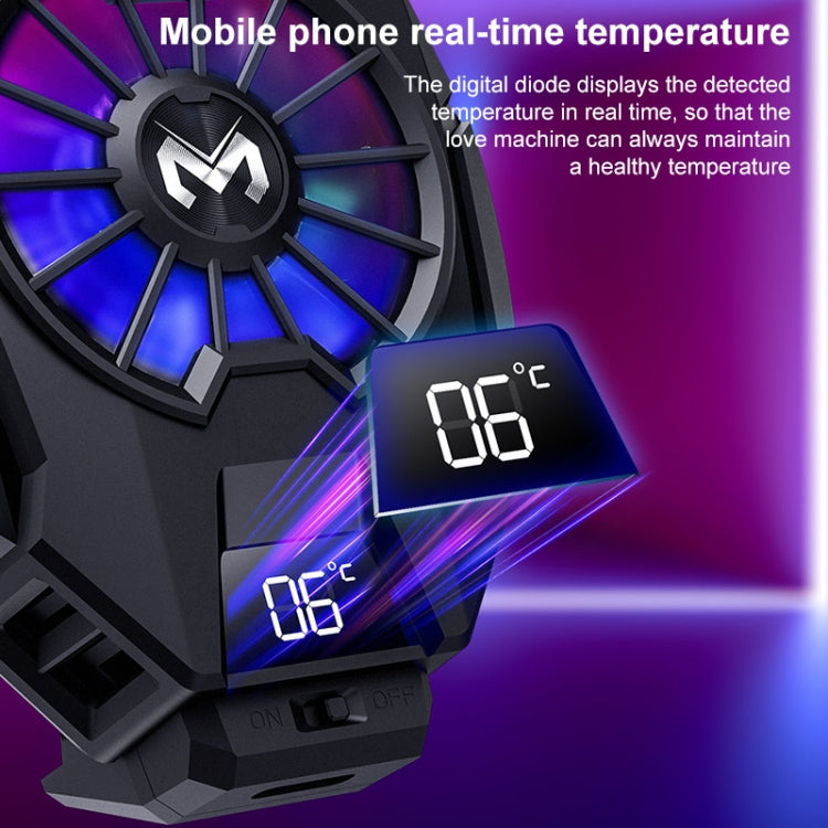MEMO DL05 Semiconductor Cooling Mobile Phone Radiator with Colorful Lights