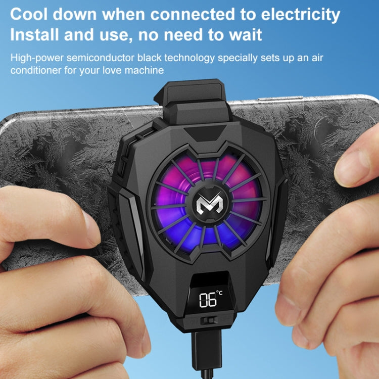 MEMO DL05 Semiconductor Cooling Mobile Phone Radiator with Colorful Lights