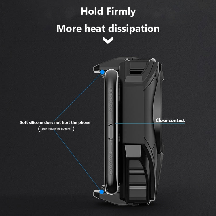 MEMO DL06 Semiconductor Cooling Mobile Phone Radiator with Colorful Lights