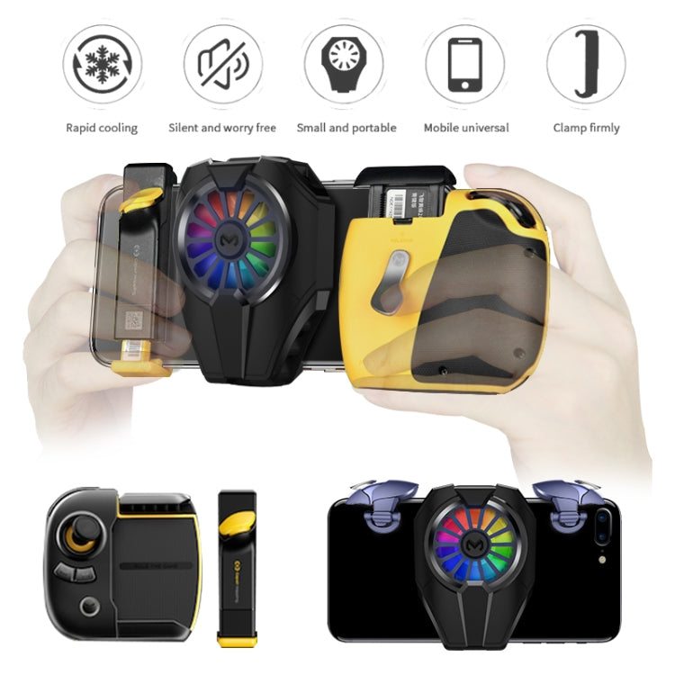 MEMO DL06 Semiconductor Cooling Mobile Phone Radiator with Colorful Lights