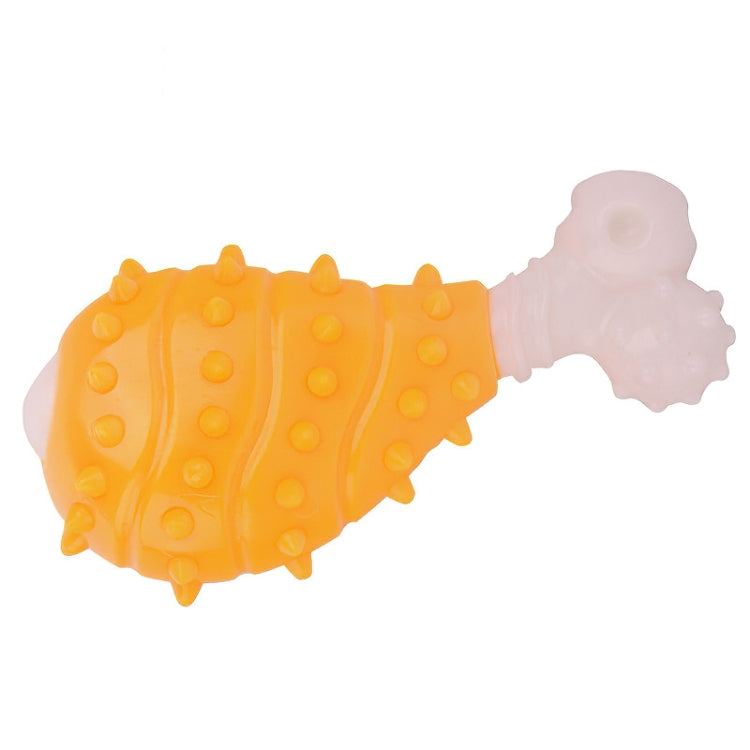 2 PCS BG-W167 Pet Grinning And Chewing Interactive Chicken Leg Toys