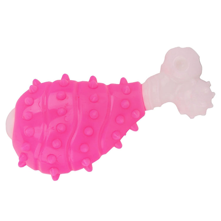 2 PCS BG-W167 Pet Grinning And Chewing Interactive Chicken Leg Toys