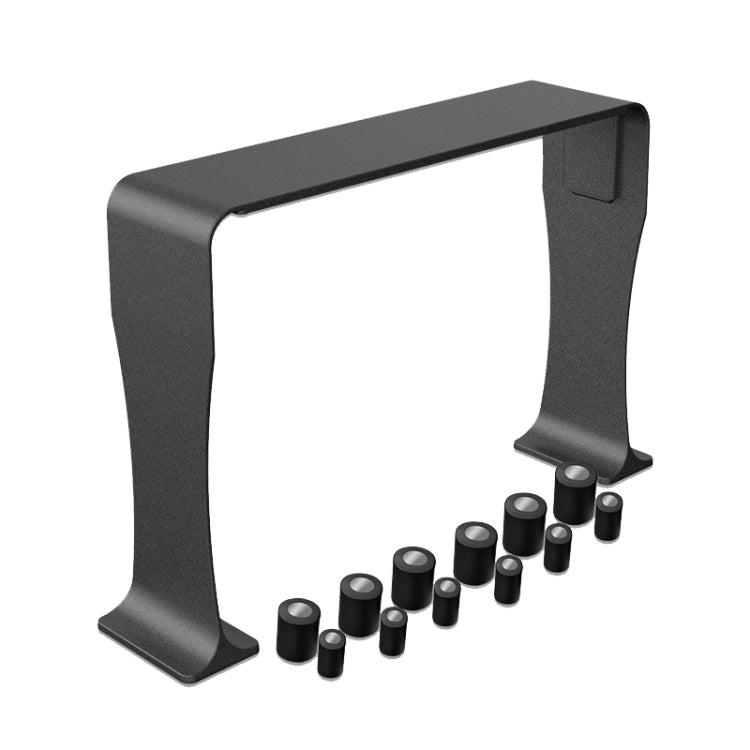 Make-Up Brush Drying Rack Magnetic Hanging Storage Rack Cleaning Box Scrubbing Pad Holder With 12 Magnetic Caps
