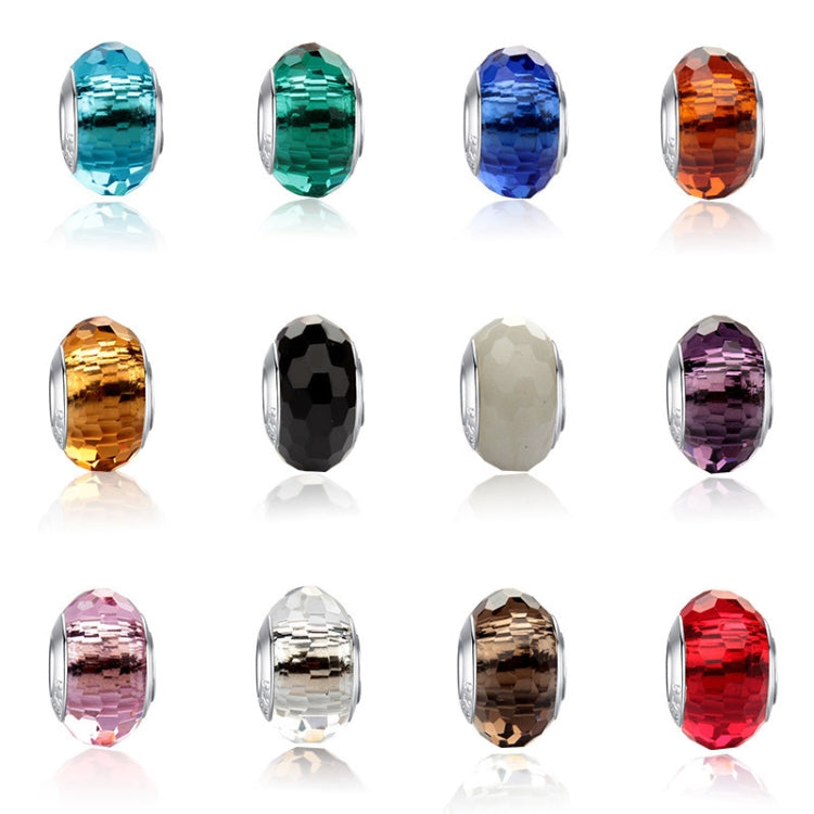 10 PCS W4-02 Colorful Crystal Big Hole Beads DIY Bracelet Accessories