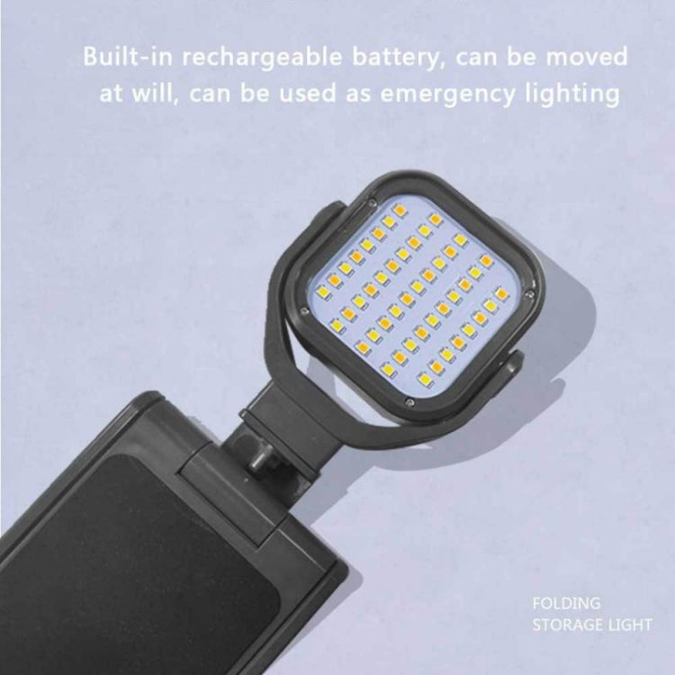 46 LEDs 2000K-5000K Mobile Phone Folding Stand Filling Light For Live Photo Shooting Filling Light Stand