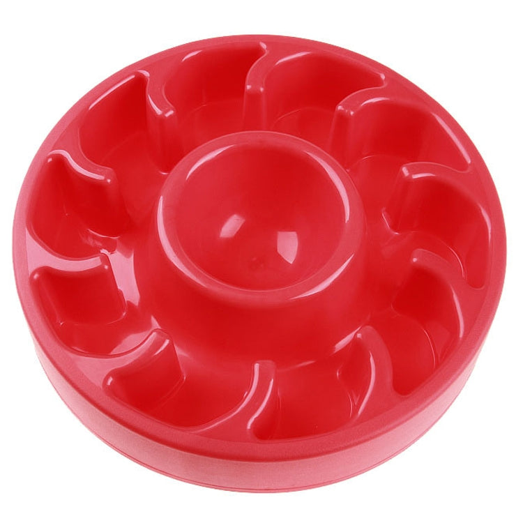 2 PCS Dog Slow Food Bowl Pet Tattoo Deflection Bowl, Specification: Colorful Package