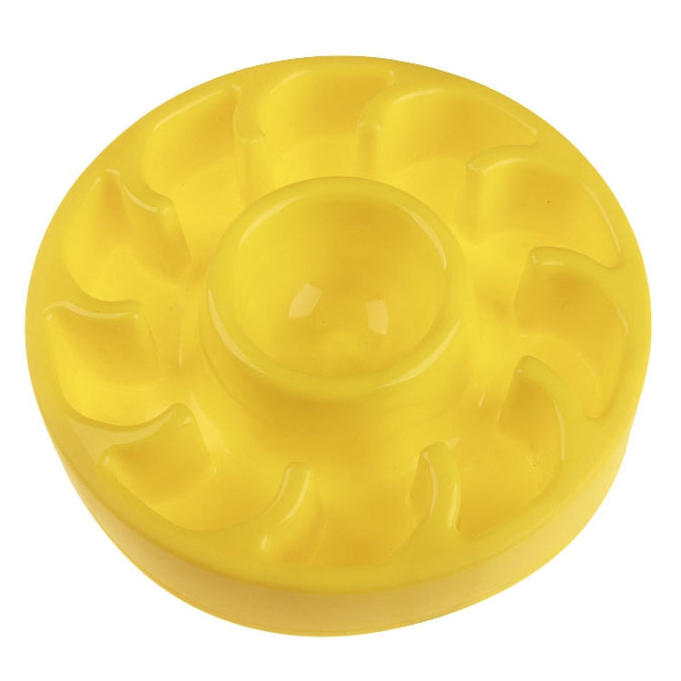 2 PCS Dog Slow Food Bowl Pet Tattoo Deflection Bowl, Specification: Colorful Package