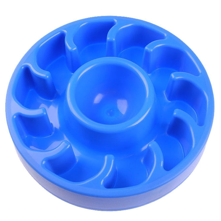 2 PCS Dog Slow Food Bowl Pet Tattoo Deflection Bowl, Specification: Colorful Package