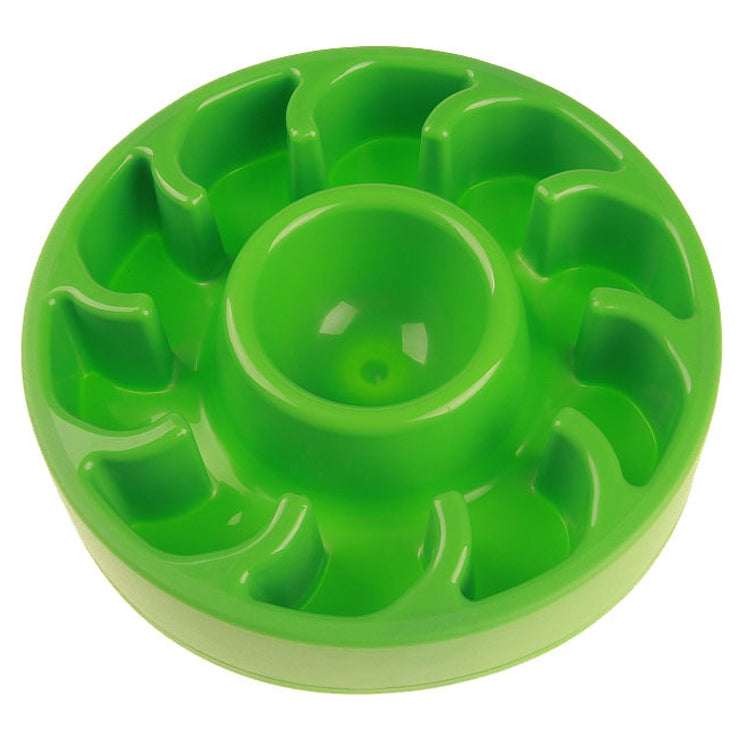 2 PCS Dog Slow Food Bowl Pet Tattoo Deflection Bowl, Specification: Colorful Package