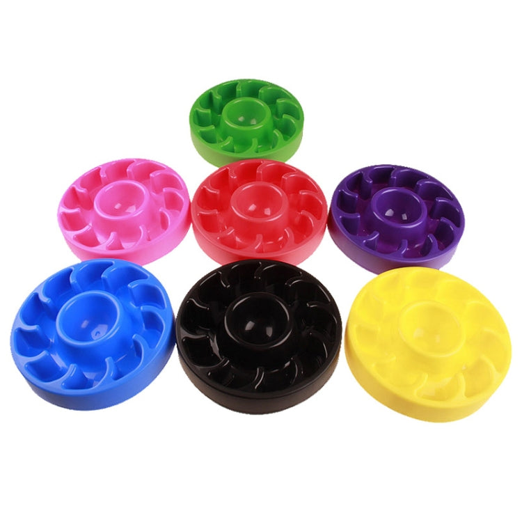 2 PCS Dog Slow Food Bowl Pet Tattoo Deflection Bowl, Specification: Colorful Package