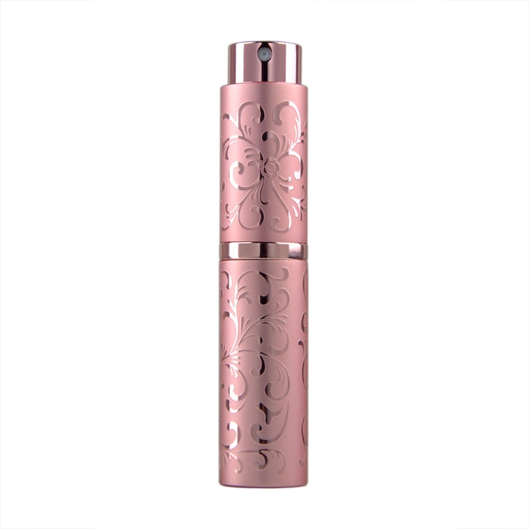 2 PCS Embossed Rotating Perfume Bottle Metal Discharge Bottle Sterilizing Alcohol Spray Bottle, Specification: 10ml