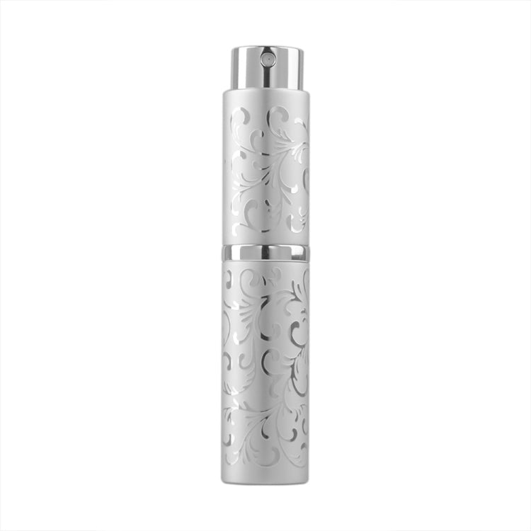 2 PCS Embossed Rotating Perfume Bottle Metal Discharge Bottle Sterilizing Alcohol Spray Bottle, Specification: 10ml