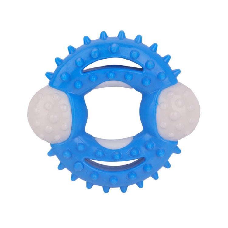 2 PCS BG-W177 Pet Toys Chew-Resistant Teeth Teeth Cleaning Dog Toys, Colorï¼š Blue