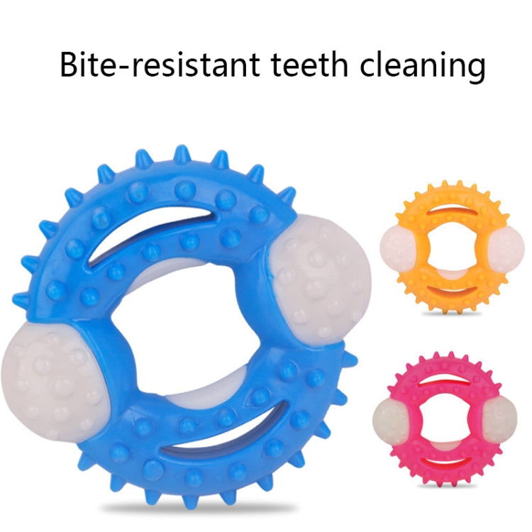 2 PCS BG-W177 Pet Toys Chew-Resistant Teeth Teeth Cleaning Dog Toys, Colorï¼š Pink