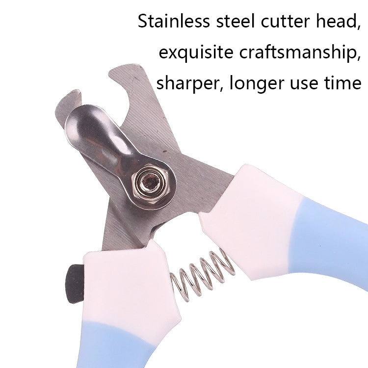 2 Sets BG-W097 Pet Stainless Steel Nail Clipper Set, Specification: Small Pink