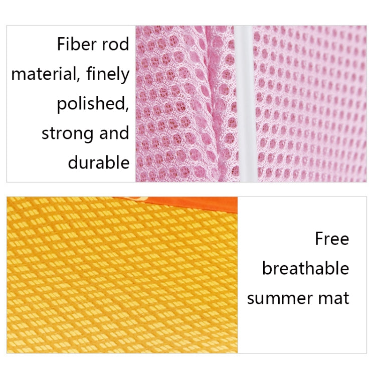 BG-W4003H Indoor Removable And Washable Dog Breathable Tent Outdoor Folding Pet House Mat, Specification: S(Yellow)